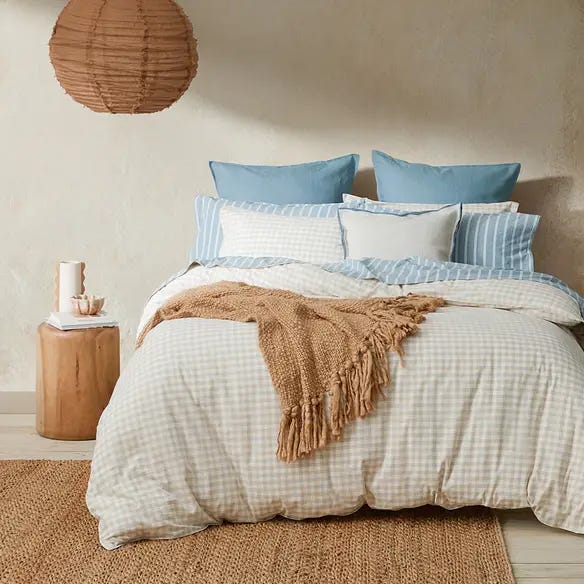 Ahoy Quilt Cover - Orange