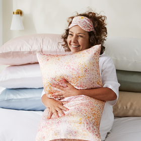 Buy Silk Pillowcases Online | Bed Bath N Table Silk Pillowcases and Eye Masks